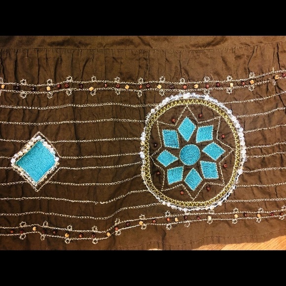 Westbound Embellished Aztec Maxi Skirt - Picture 3 of 7